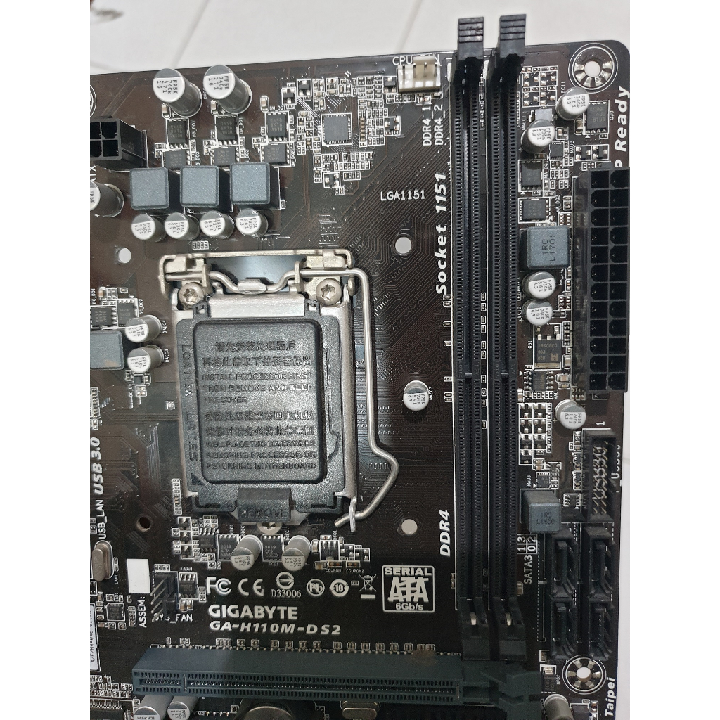 MOBO MOTHERBOARD GIGABYTE GA-H110M-DS2 SOCKET 1151 DDR4