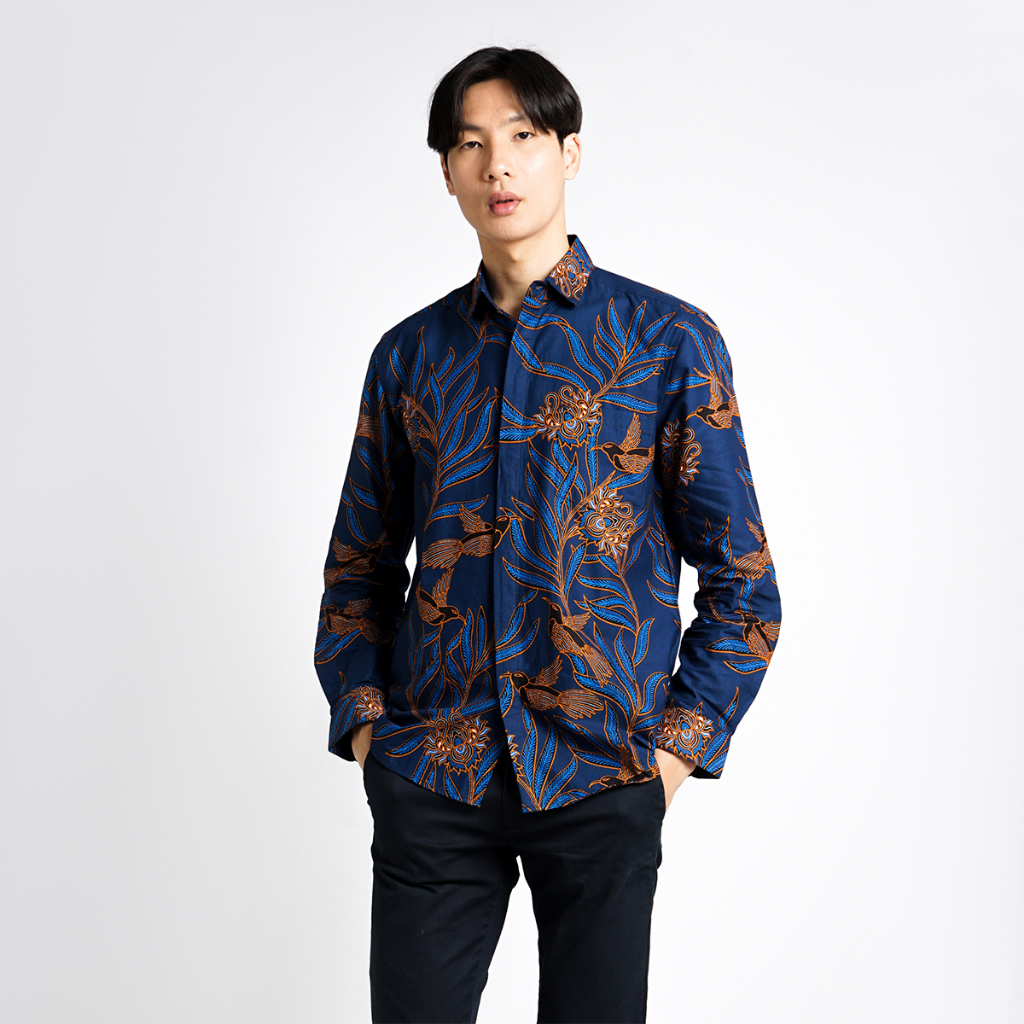 My Aksa Batik Pria Kemeja Panjang Brody Bethany