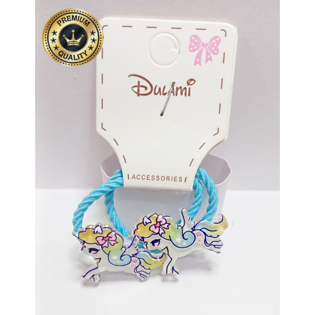 Ikat Rambut Anak Hairband Anak Perempuan Motif Unicorn