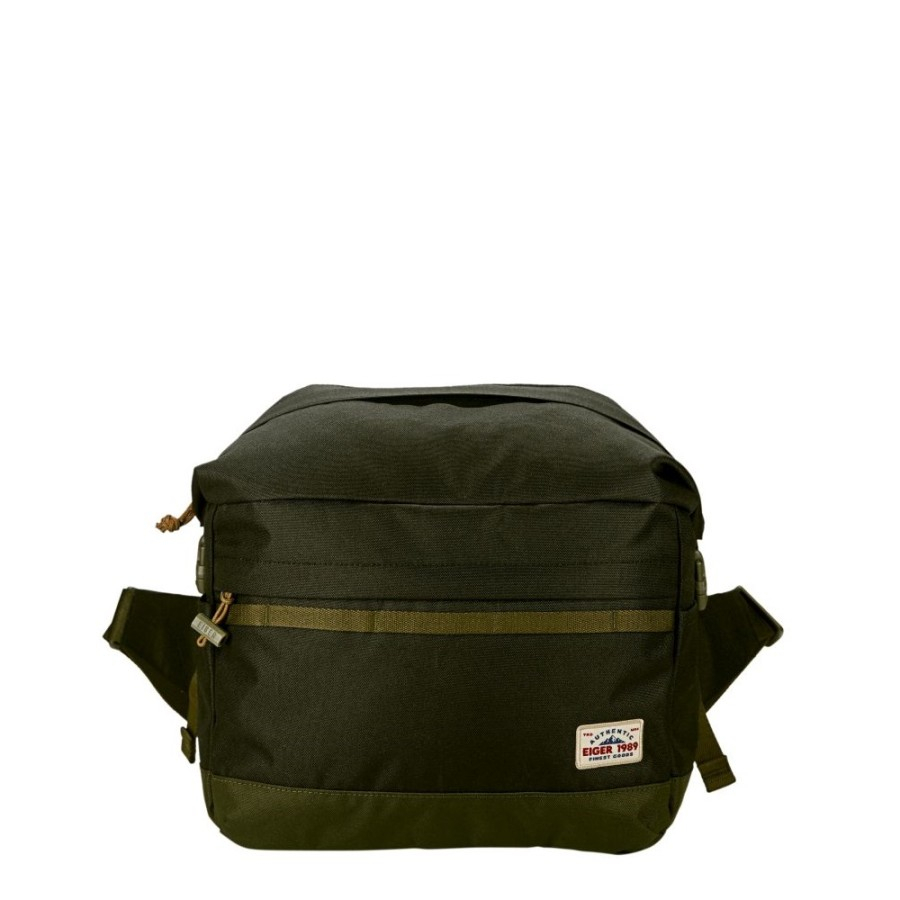 Tas EIGER1989 WEEKENDER SHOULDER ROLLTOP Tas Selempang Tas Bahu Pouch Pria