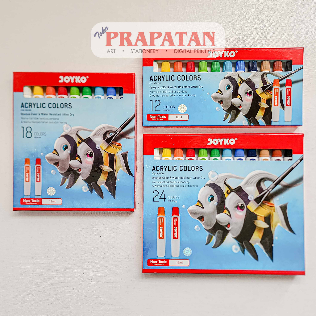 

HJK Cat Akrilik Set Joyko 12ml Joyko Acrylic Set