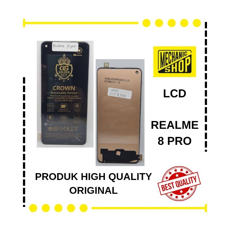 LCD OPPO REALME 8 PRO / RENO 5F / CPH2217 + TOUCH SCREEN ( BLACK )