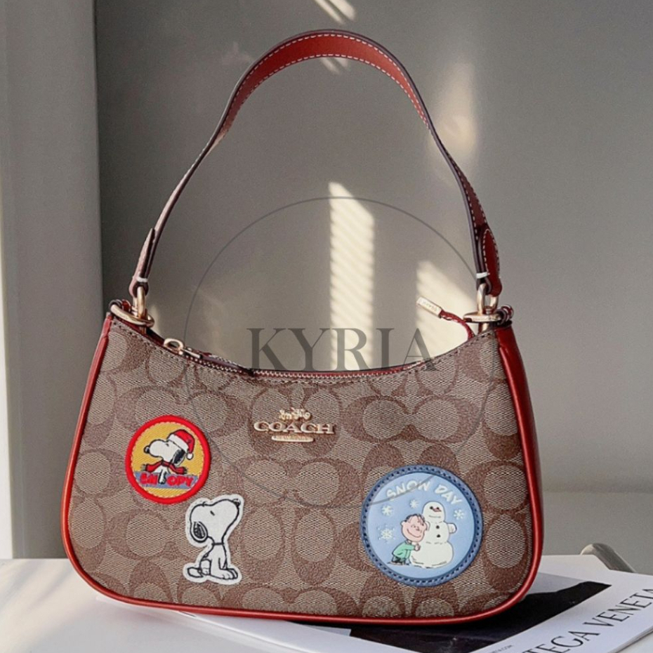 TAS WANITA CH TAS SELEMPANG WANITA SNOOPY TERI X PEANUT LUNCH SLING BAG HANDBAG CE848