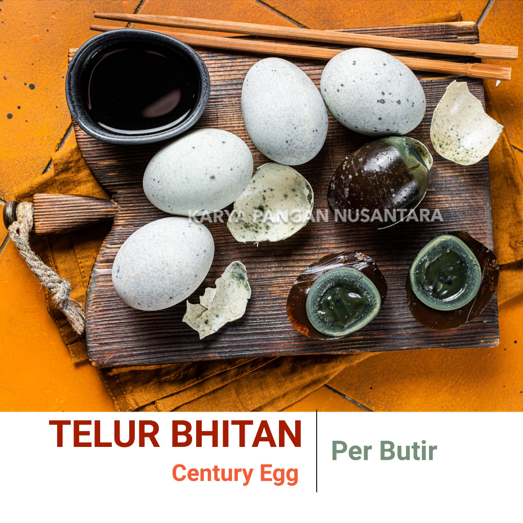 

TELUR BHITAN TELUR BITAN TELUR PHITAN TELUR HITAM CENTURY EGG PER PCS