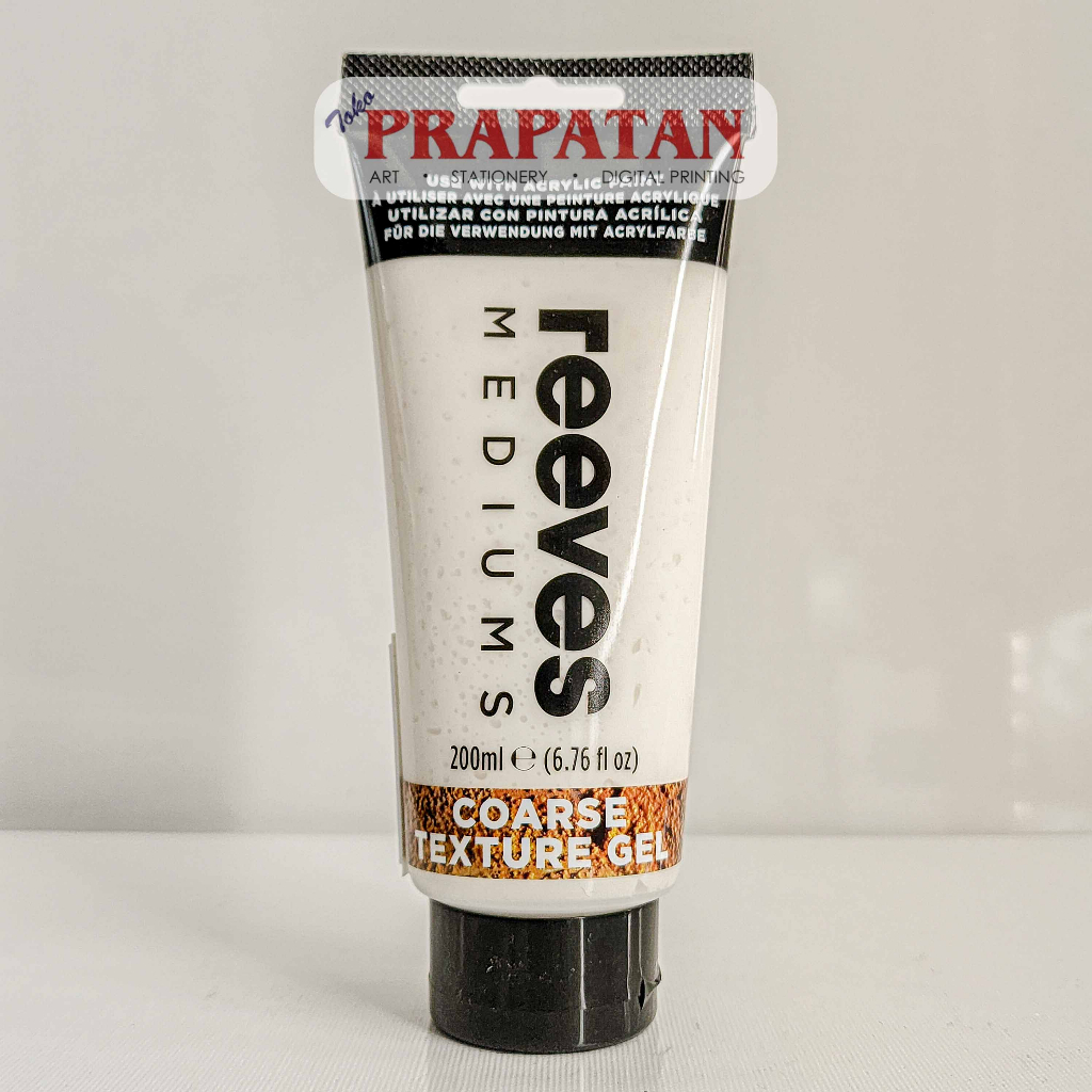 

Reeves Coarse Texture Gel 200ml | Medium Cat Akrilik
