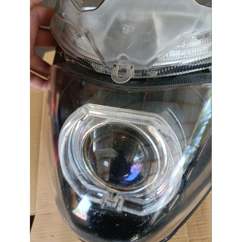 headlamp mt25 custom