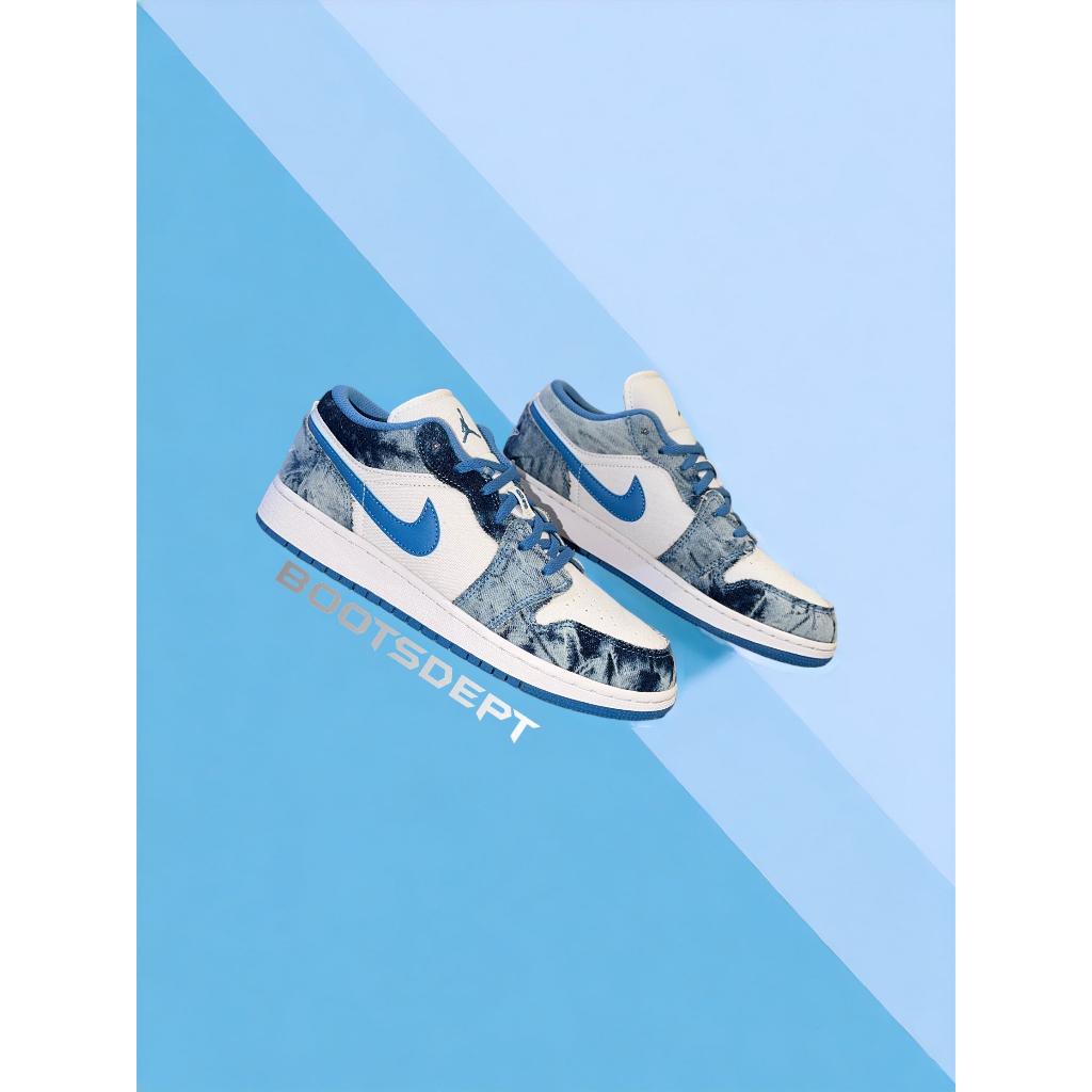Air Jordan 1 Low Washed Denim (100% Authentic)