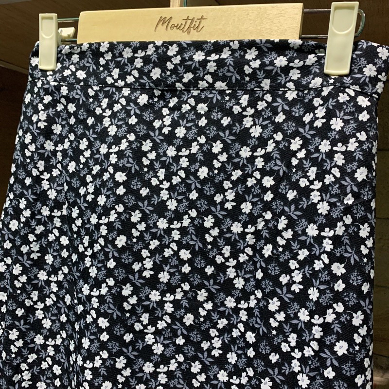 FLORAL SKIRT CRINKLE / ROK SKIRT BUNGA PREMIUM CRINKLE / PATERN SKIRT FLORAL A LINE