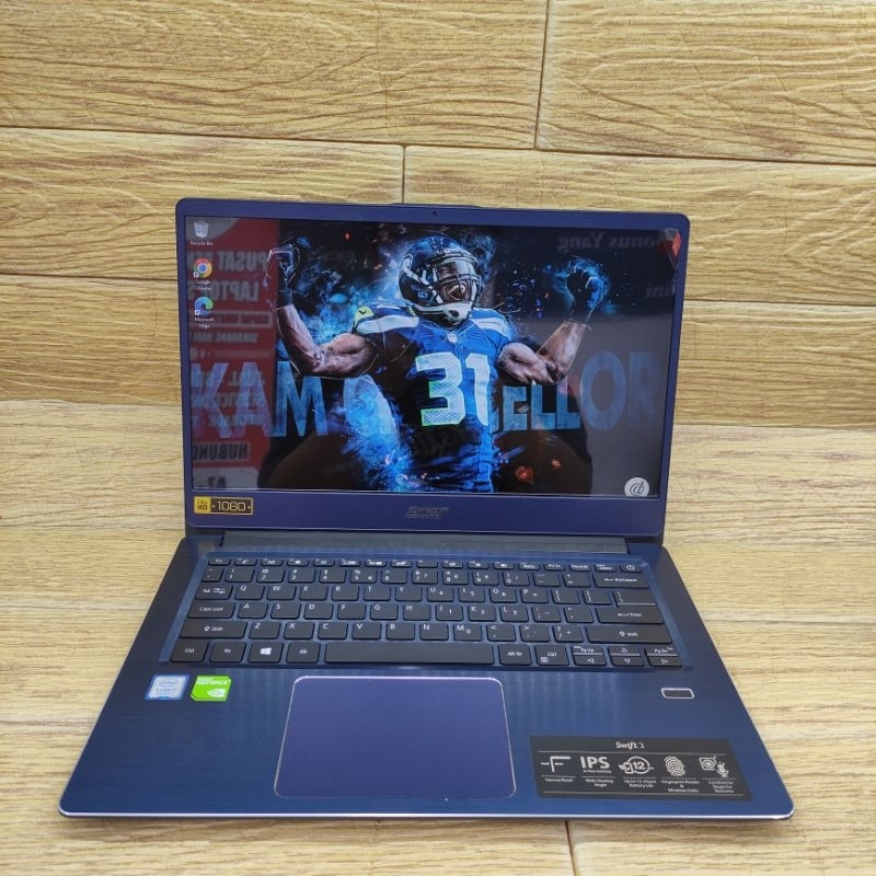 Laptop Acer Swift 3 Core i7-8550U MX150 Ram 8GB SSD 256GB HDD 1TB