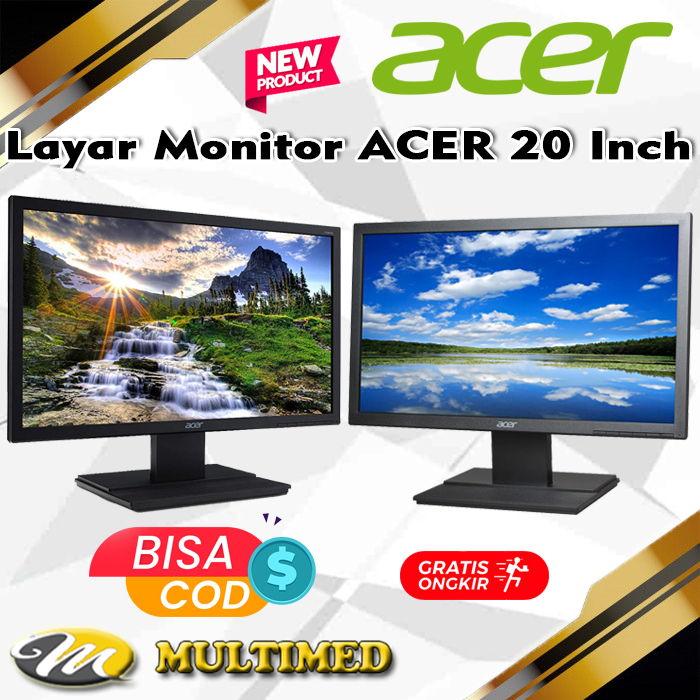 Layar Monitor ACER 20 Inch V6 V206HQL HD