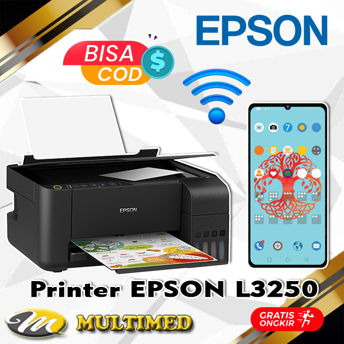 Printer Epson EcoTank L3250 Ink Tank Printer Print Scan Copy Inc Tinta