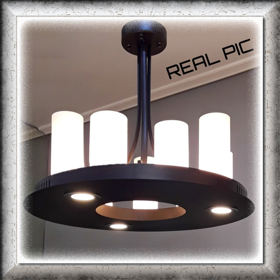 Lampu hias gantung masjid MODERN ROUND ALTAR gereja LED big size ceiling lighting living dining room