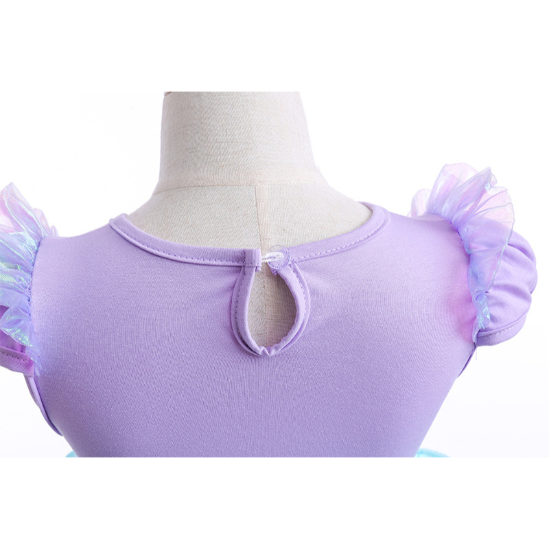 BAJU DRESS ANAK PEREMPUAN ARIEL MERMAID COSTUMER DRESS PRINCESS COSPLAY