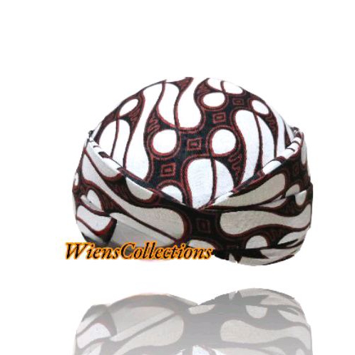 Blangkon Solo Dewasa Batik Putihan