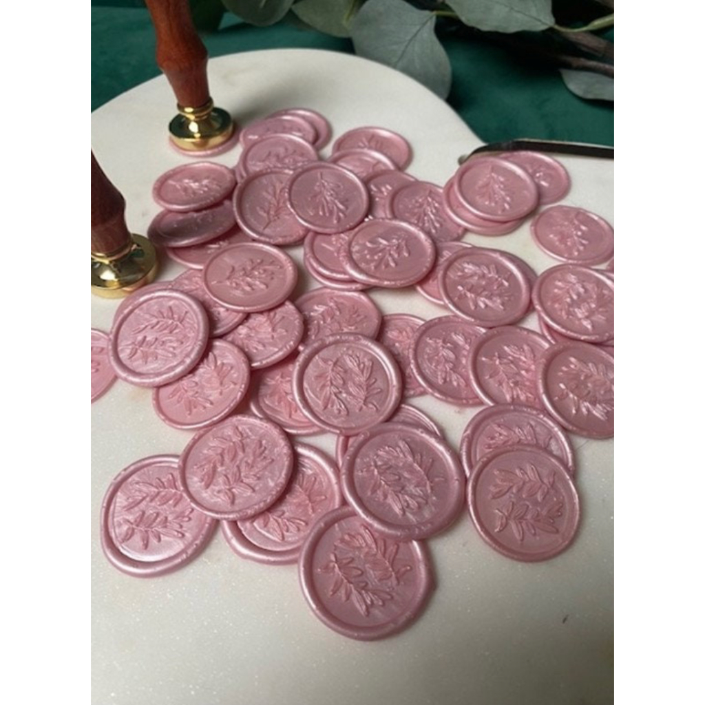 

(CLG) Stella - 1 Pcs seal wax coin sticker siap pakai ready stock (Include double tape) / souvenir pernikahan / accesories / calligraphy / journaling / undangan / hampers