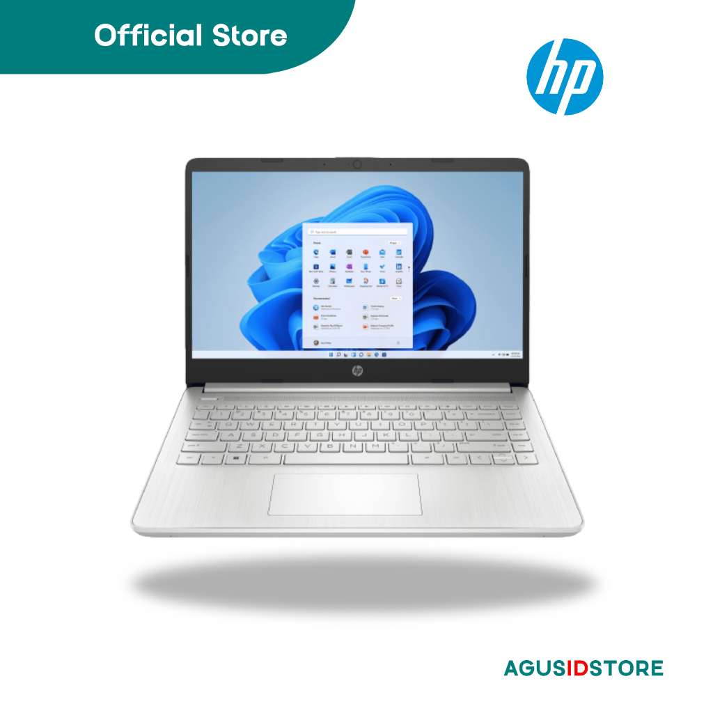 LAPTOP MURAH HP 14s dq3109TU dq3111TU / CELERON N4500 / RAM 8GB SSD 256GB 512GB / 14 INCH HD / WINDOWS 11 OHS - CICILAN 0%