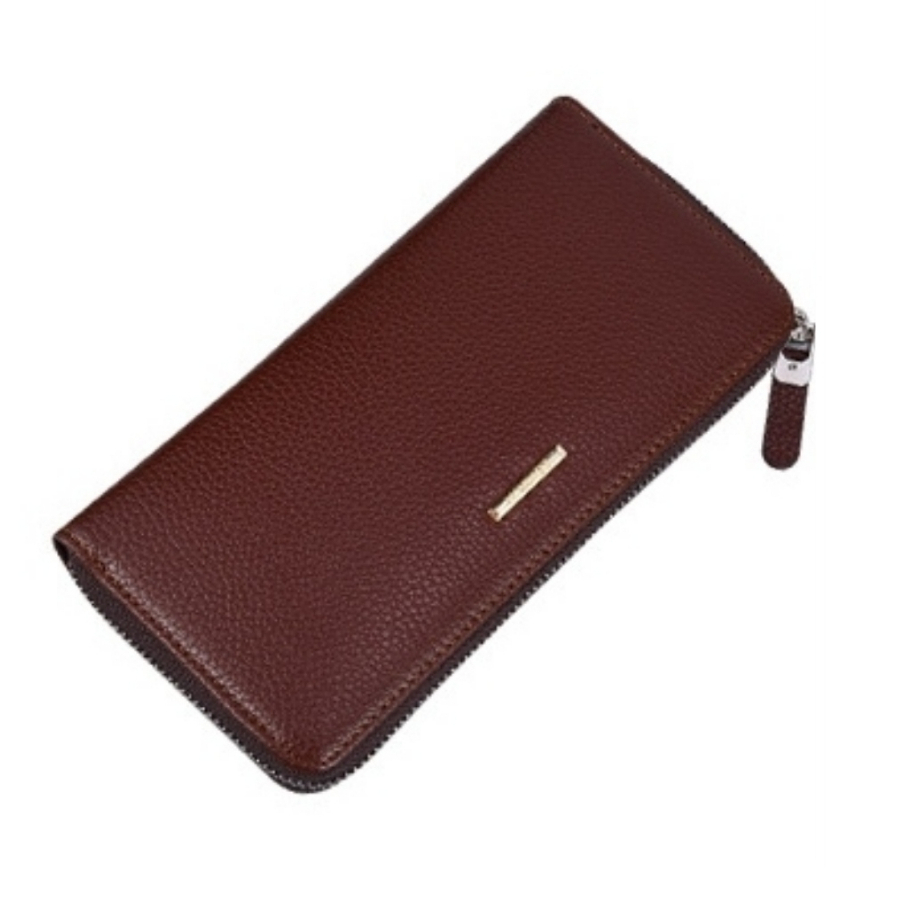 DOMPET PANJANG WANITA PREMIUM IMPORT MUAT HP DEABOLAR ORIGINAL COKLAT KULIT TALI PENDEK RESLETING KOIN BESAR SLOT KARTU KOREA CEWEK KEKINIAN BRANDED REMAJA SIMPLE MURAH MELIORA WA720B7 BATAM