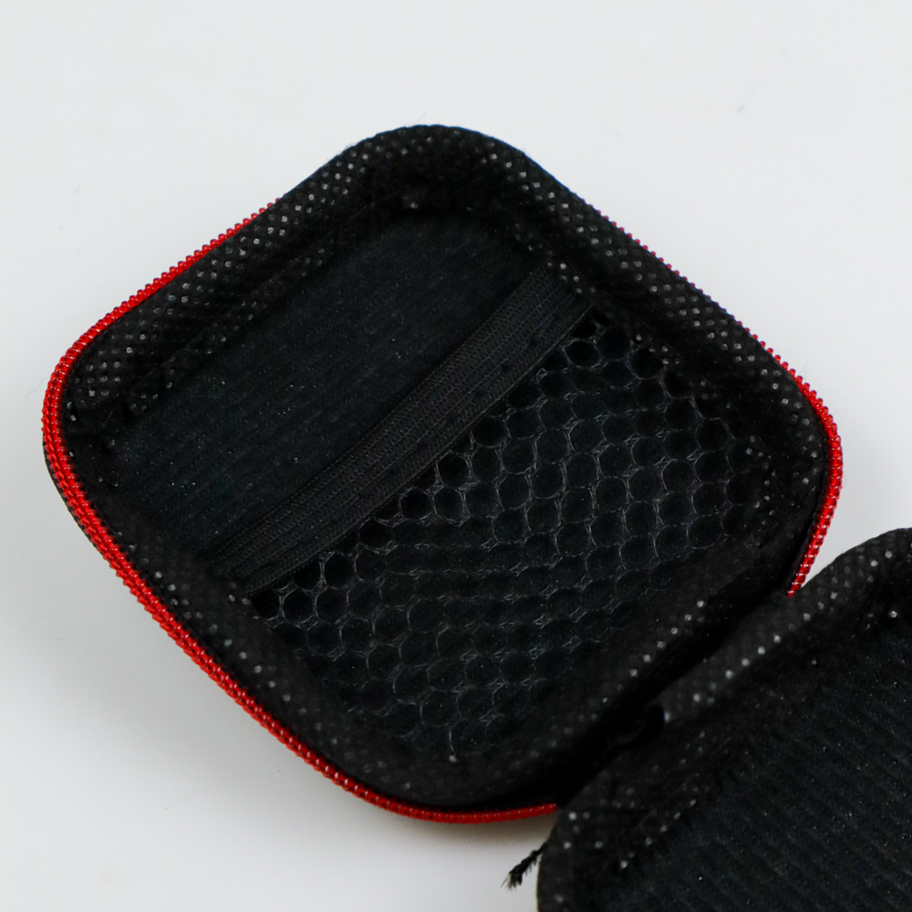 EARPHONE CASE KNOWLEDGE ZENITH B001 BLACK RED