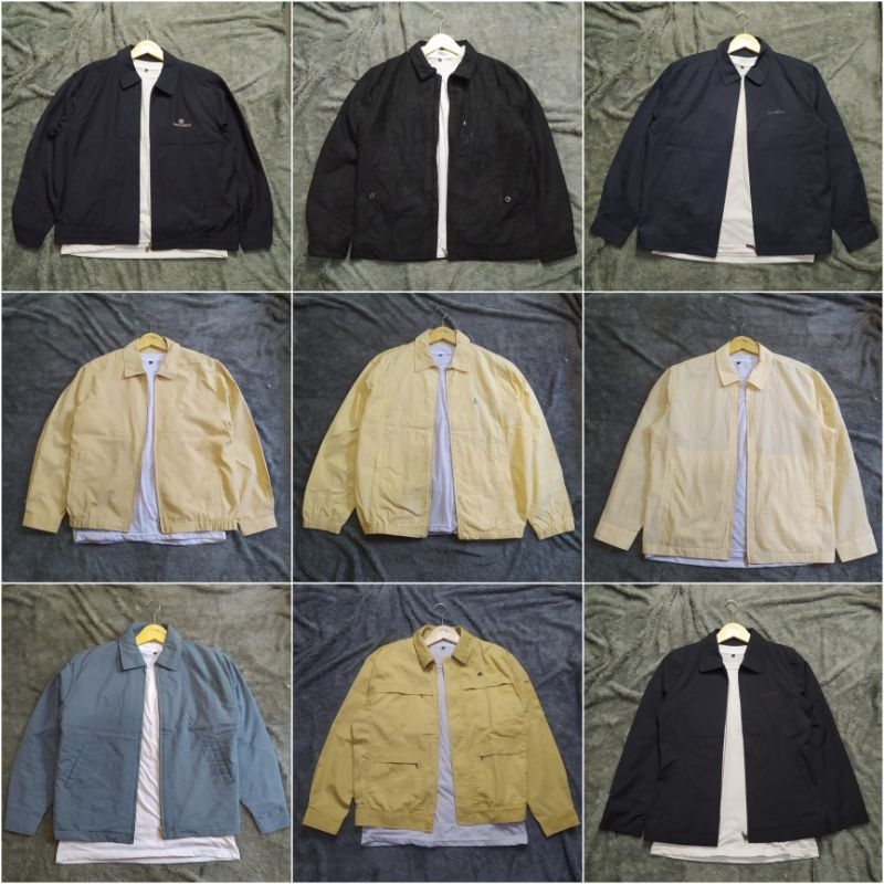 Jaket Casual Vintage Harrington Tartan