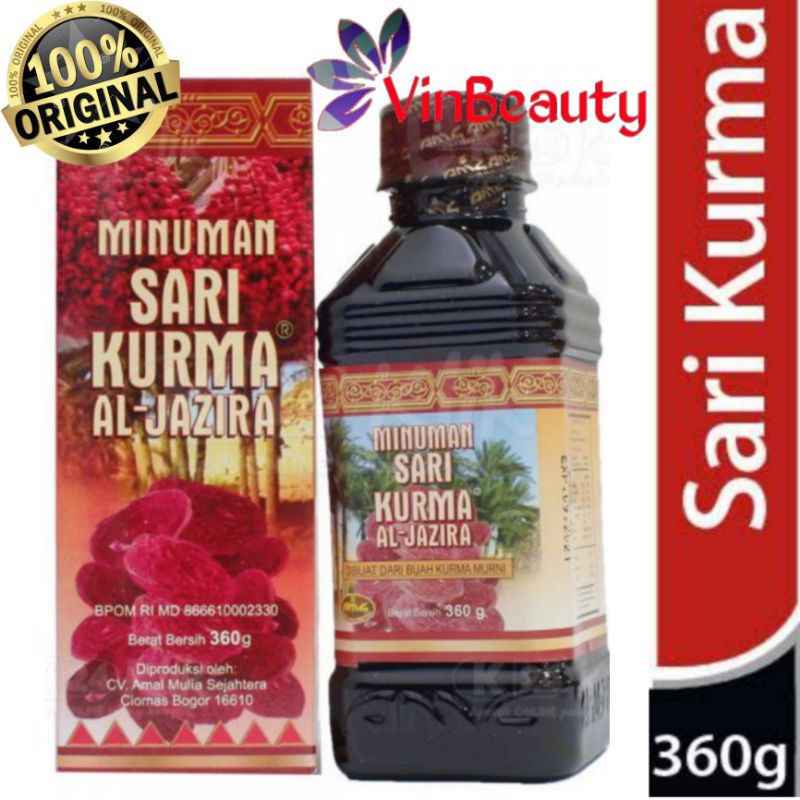 MINUMAN SARI KURMA AL-JAZIRA 360 GRAM / SARI KURMA AL JAZIRA 360 G