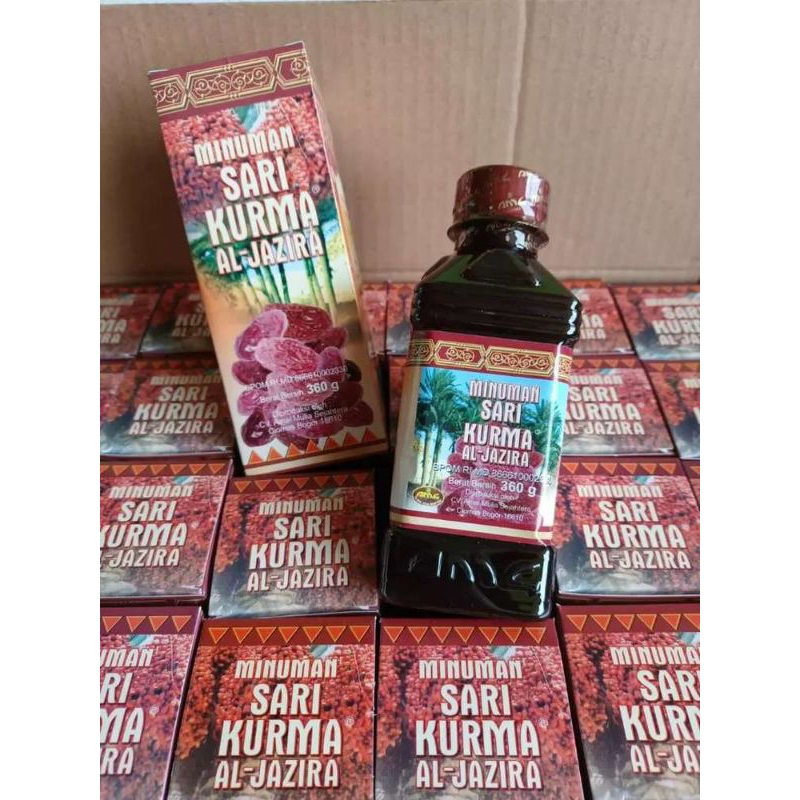 MINUMAN SARI KURMA AL-JAZIRA 360 GRAM / SARI KURMA AL JAZIRA 360 G