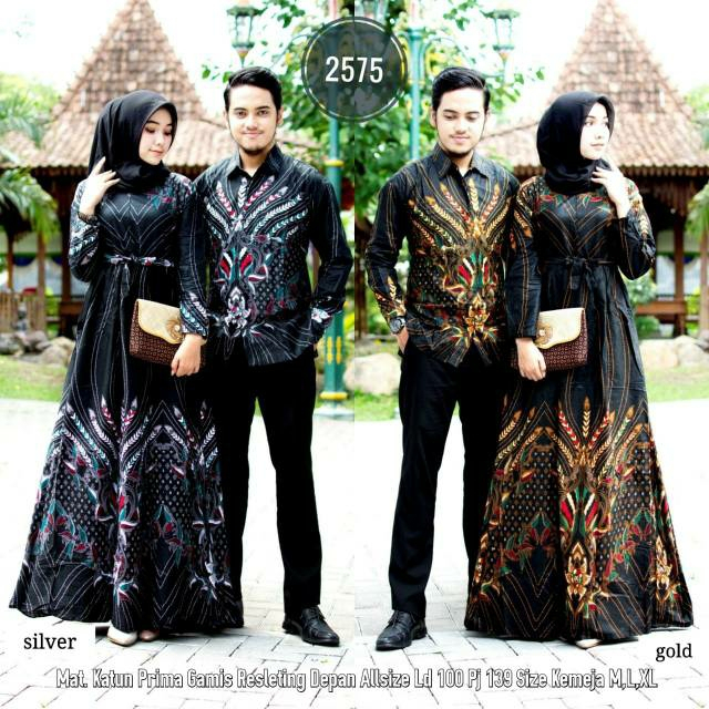 PROMO TERMURAH - BATIK PRASASTI 2575 SET COUPLE MODERN MOTIF TERBARU SIMPLE ELEGAN//SET PASANGAN SER