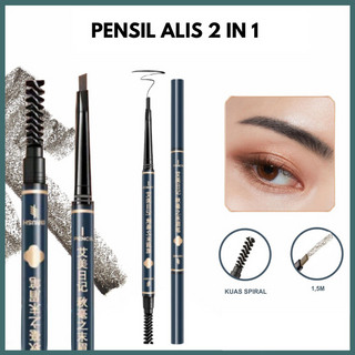 [PAKET HEMAT] Eye Makeup Set Eyebrow Eyeliner Maskara Waterproof 3 In 1