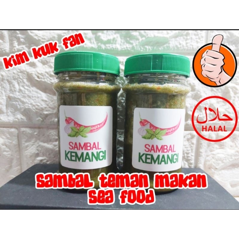 

Sambal kemangi sambal ikan Kim kuk fan pedas manis asam sepat 150ml