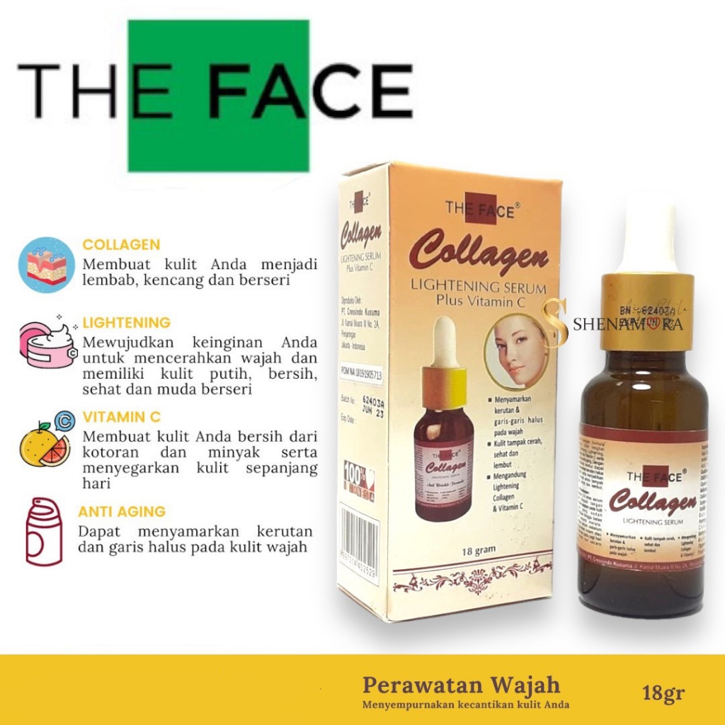 The Face Collagen Lightening Serum 18Gram