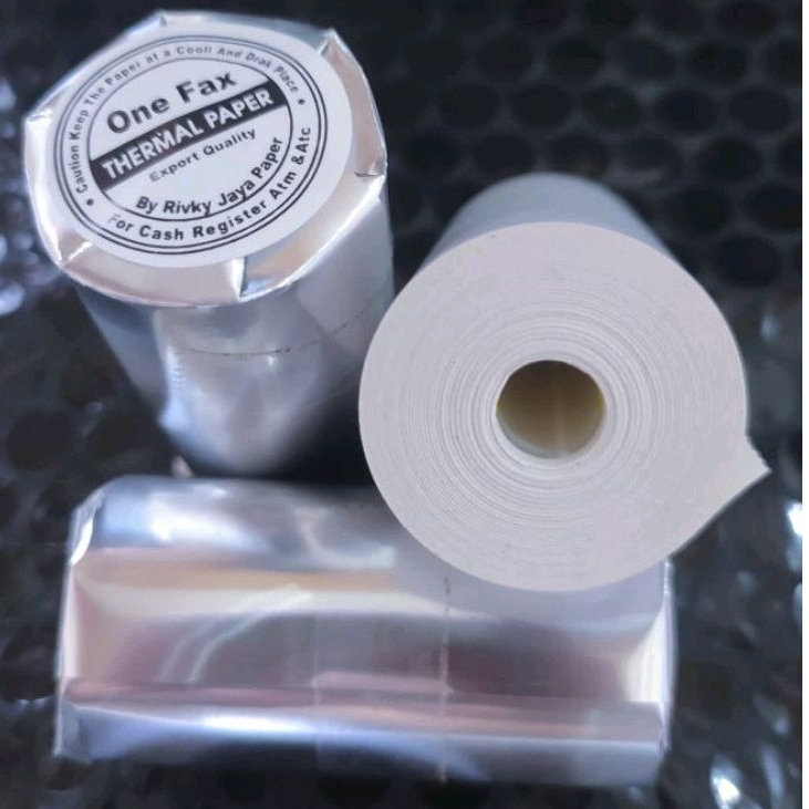 

kertas kasir thermar edc bluetooth ukuran 58x30 paket 10 roll