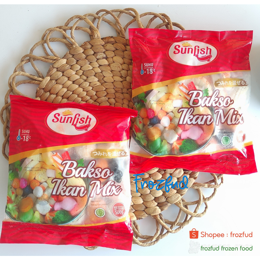 

Sunfish Bakso Ikan Mix 500gr