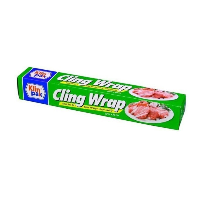 Klinpak Cling Wrap Plastik Pembungkus Makanan dan Buah 30 m x 30 cm