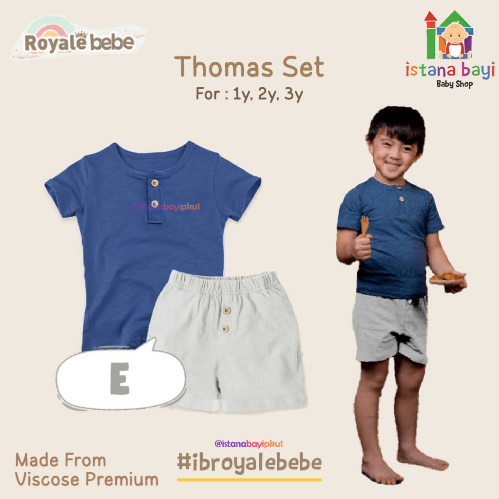 Royale Bebe Thomas Set - Royale Bebe Setelan