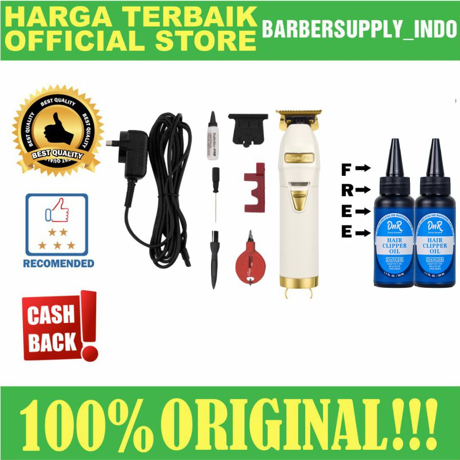 BABYLISS PRO TRIMMER FX WHITE GOLD / MESIN ALAT CUKUR KUMIS JENGGOT