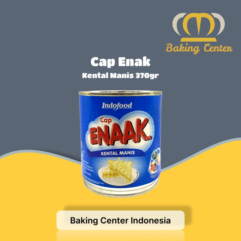 

Cap Enaak Susu Kental Manis Putih 370gr