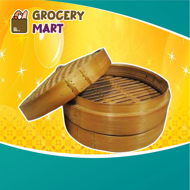 Tempat Kukusan Dimsum Klakat Bambu 15cm