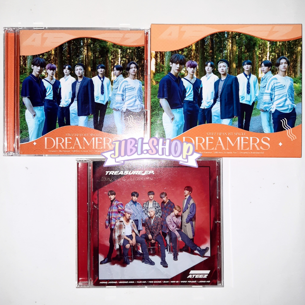 ateez dreamers treasure ep map to answer official album only japan cd dvd ATEEZ DREAMERS TREASURE MA