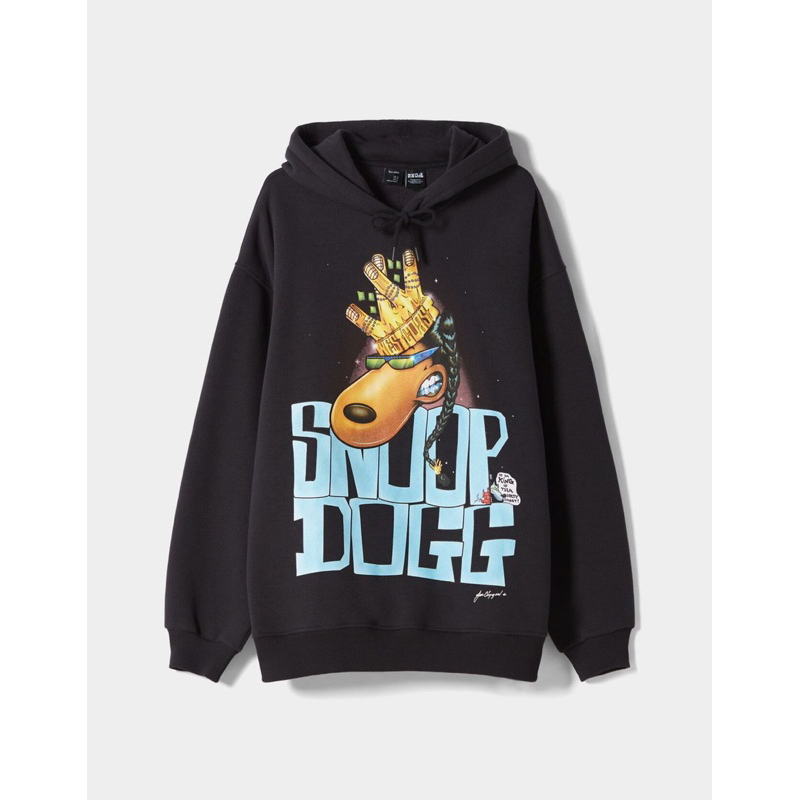 hoodie sweatshirt sweater pull&bear X snoop dogg print