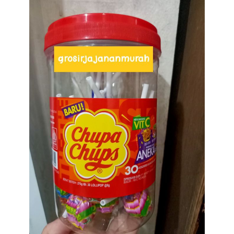 

NEW PERMEN LOLLIPOP CHUPA CHUPS TOPLES ANEKA RASA ISI 30 PCS MURAH