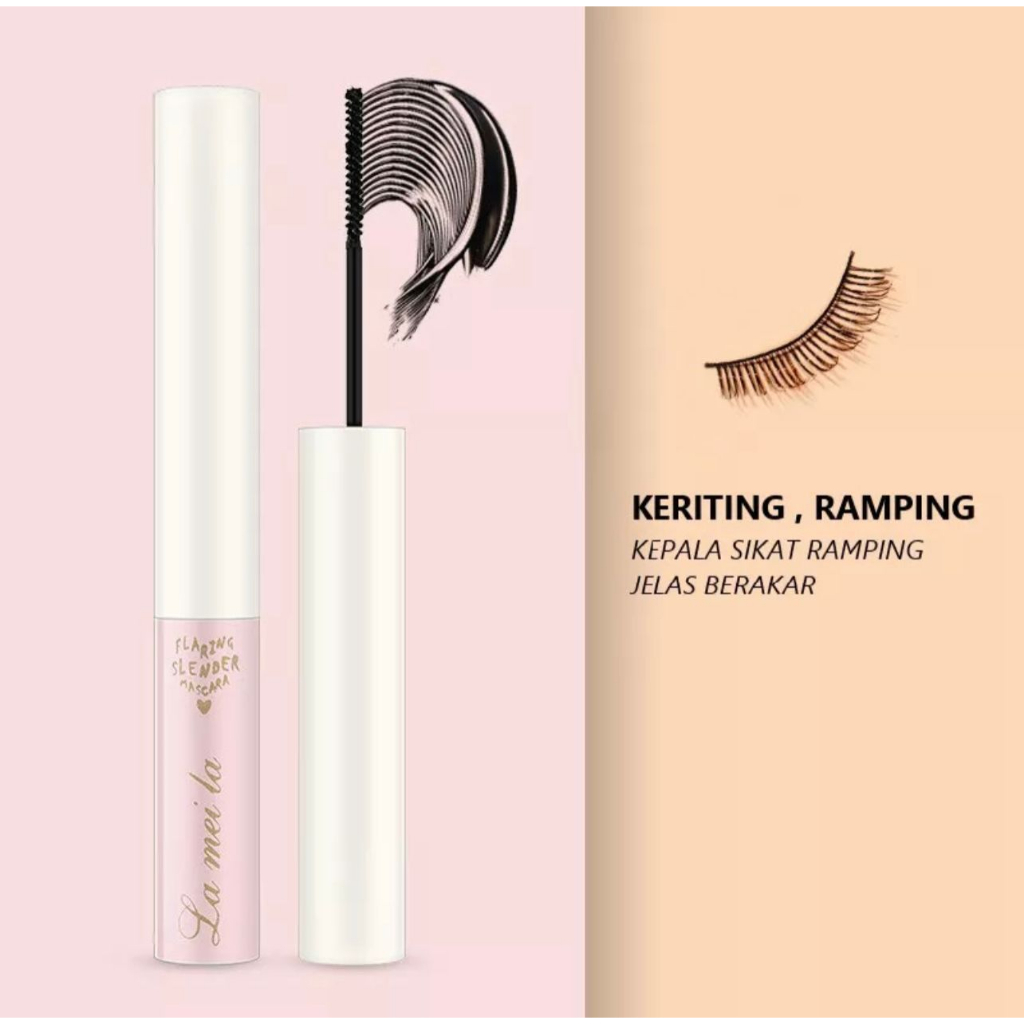 GarasiMedan - Lameila Maskara 779 Eyelash 3D ORIGINAL Silk Fiber Mascara Volume Curling Waterproof - Maskara Tahan Air(BISA COD)