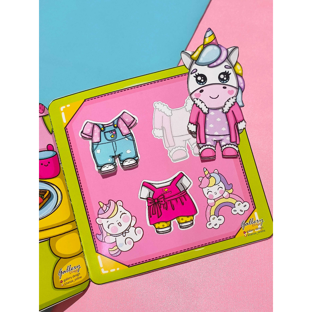 New Product - UNICORN DREAM SIAP MAIN MAINAN ANAK TERBARU QUIETBOOK SUDAH DI LAMINASI ANTI AIR