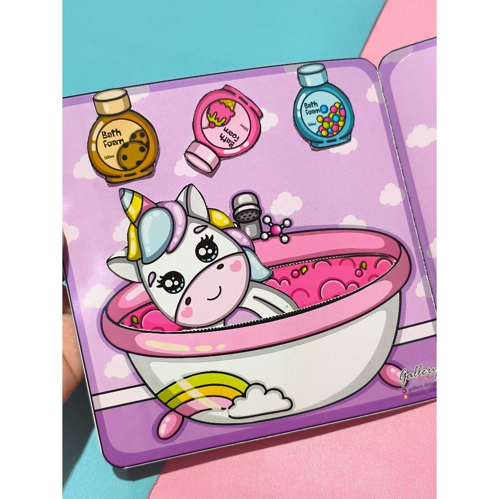 New Product - UNICORN DREAM SIAP MAIN MAINAN ANAK TERBARU QUIETBOOK SUDAH DI LAMINASI ANTI AIR