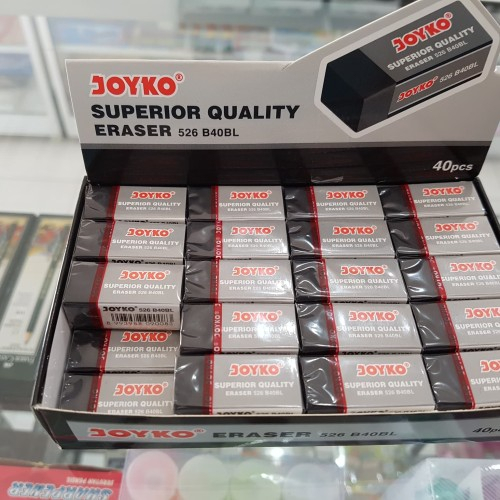 

Penghapus / Stip / Eraser Joyko Kecil B40 / B 40 / 526-B40P hitam putih