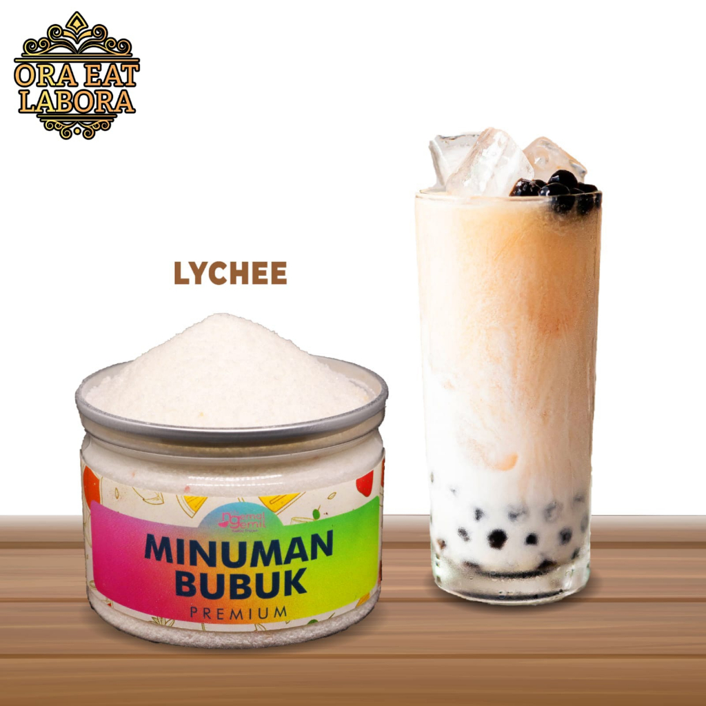 

Can Bubuk Minuman Leci Minuman Bubuk Lychee Powder Kualitas Premium - Ora Eat Labora