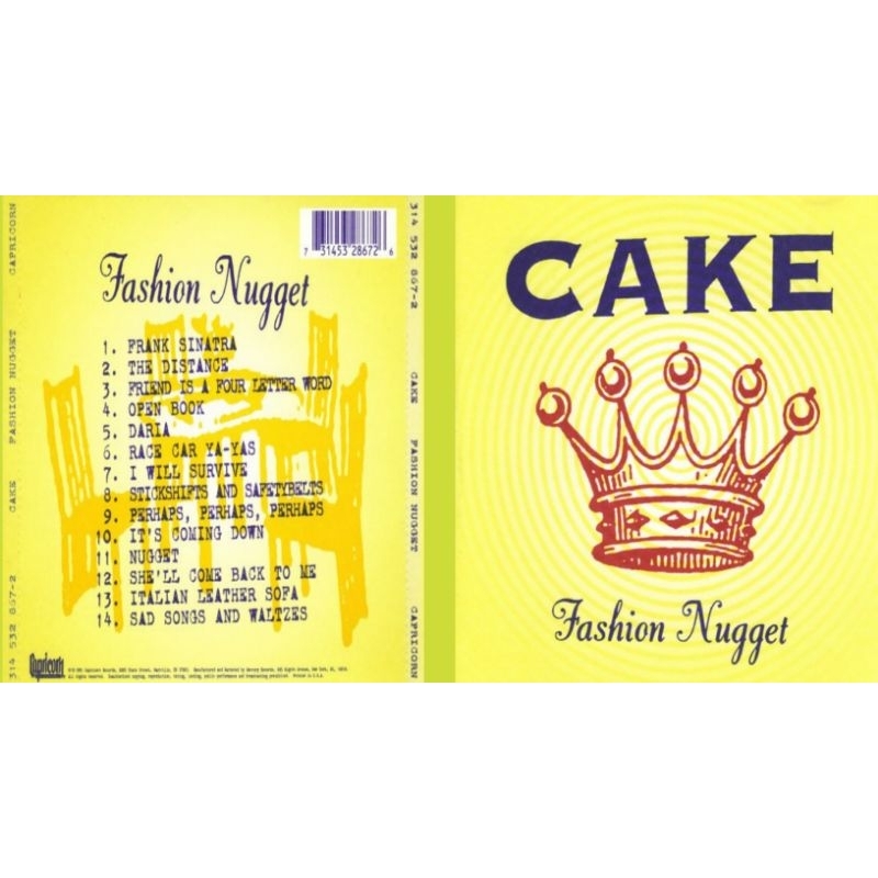 Cake cd album fashion nugget