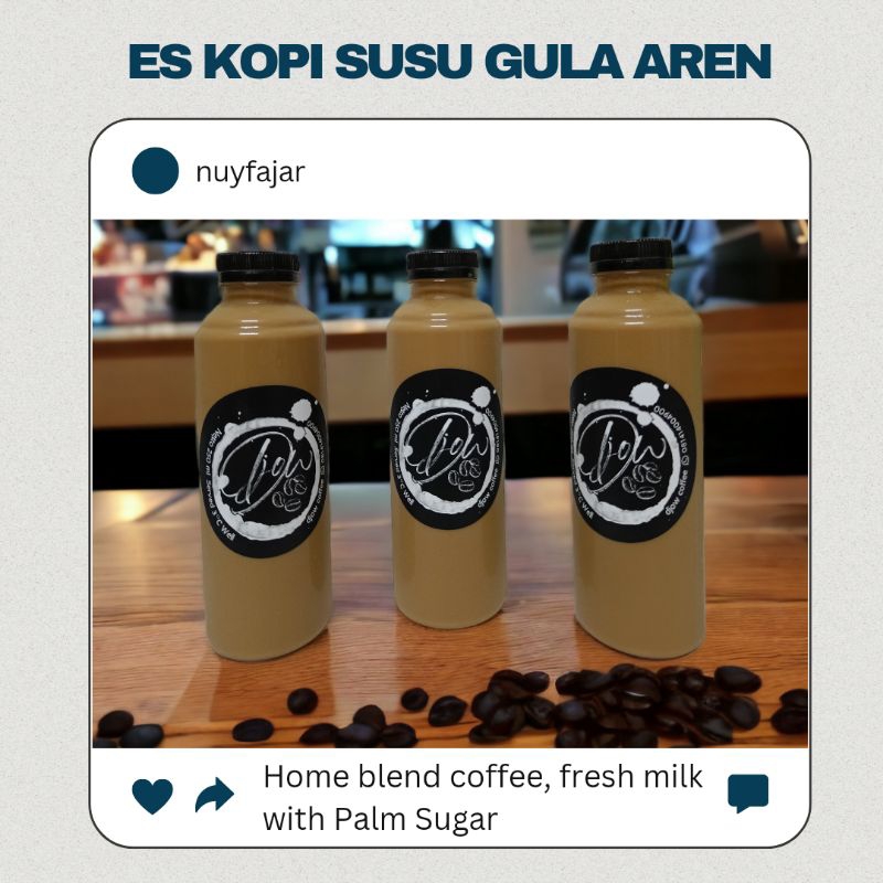 

ES KOPI SUSU GULA AREN 250 ML