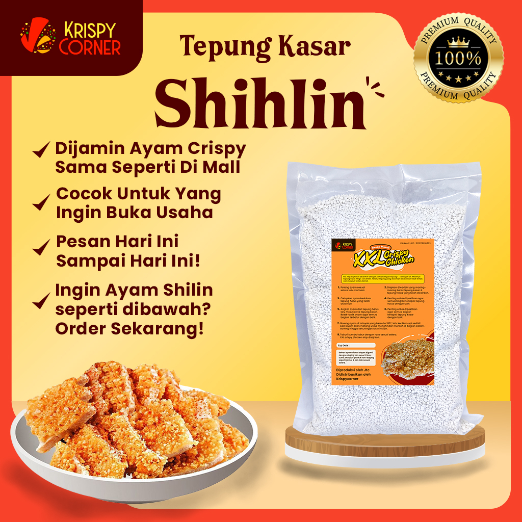 Tepung Kasar Shihlin Shilin Tepung Tapioka Kasar Ayam Goreng buat Shihlin shilin sihlin Chiclin Taiw