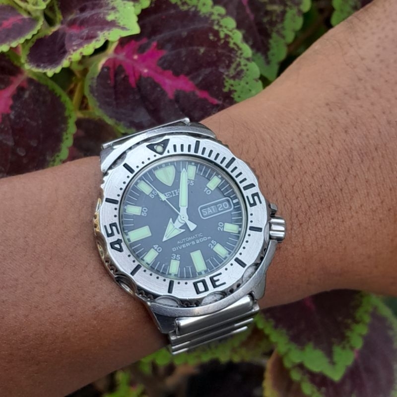 Jam tangan pria Seiko monster GEN I automatic divers