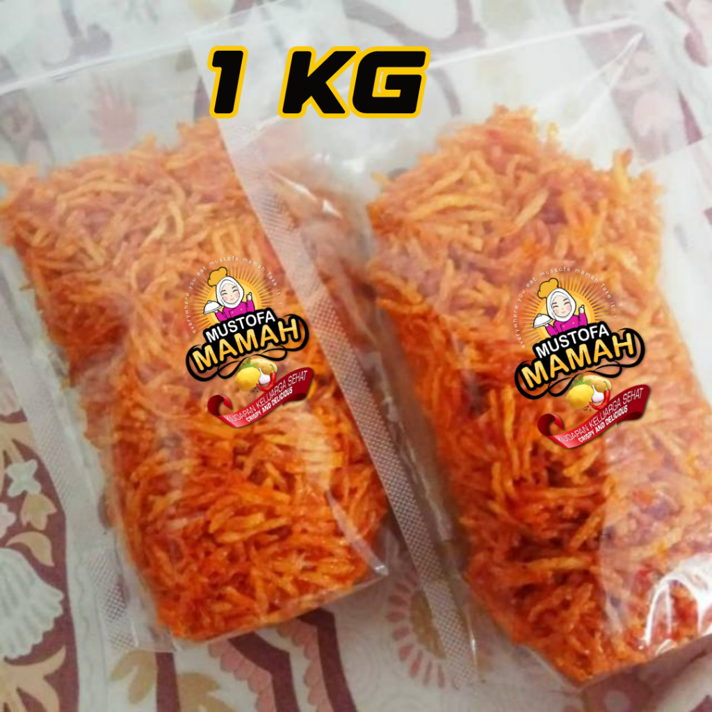 

Termurah Kentang Mustofa Pedas Manis 100 gram, 250 Gram 500 gram dan 1 kg Kentang Mustofa pedas manis Harga Pabrik