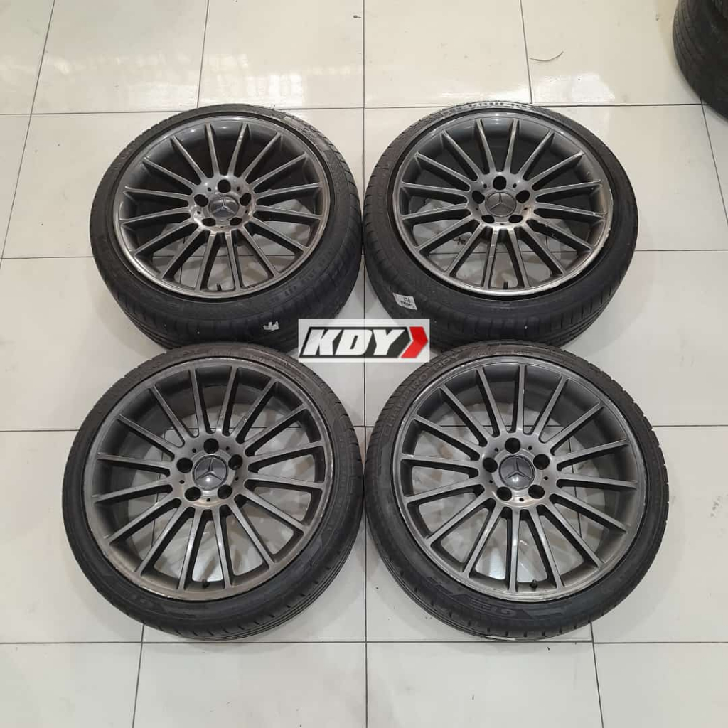 Pelek racing Bekas Model Jari Jari Ring 19 + Ban Seken 235 35 R19 / 245 40 r19